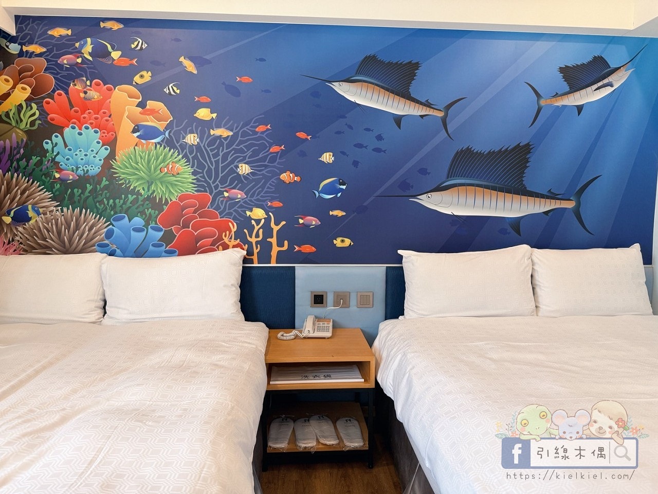 高雄住宿推薦｜《鮪魚家族高雄館》睡在海洋牆、早餐還能自己包刈包！近高雄車站、六合夜市、美麗島站
