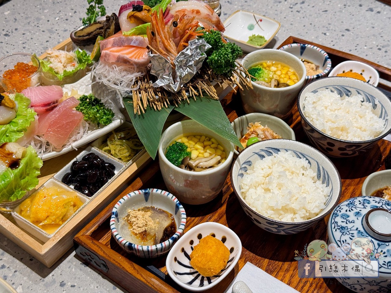 朋友看到照片立刻問在哪！《椿椛和食》生魚片浮誇到像珠寶盒？